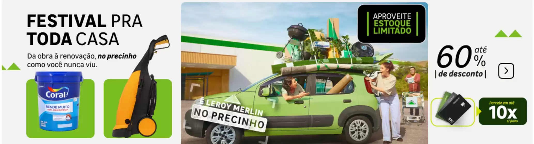 Grandes descontos em produtos selecionados