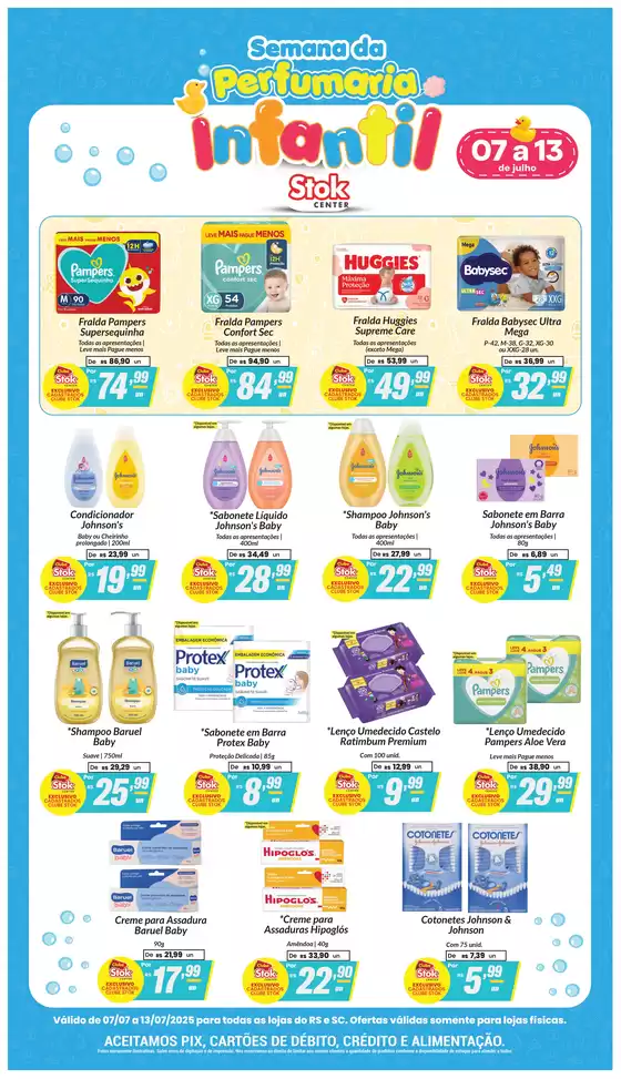Catálogo Stok Center em Passo Fundo | Encarte Stok Center Semana Perfumaria Infantil | 2025-07-07T00:00:00.000Z - 2025-07-13T00:00:00.000Z