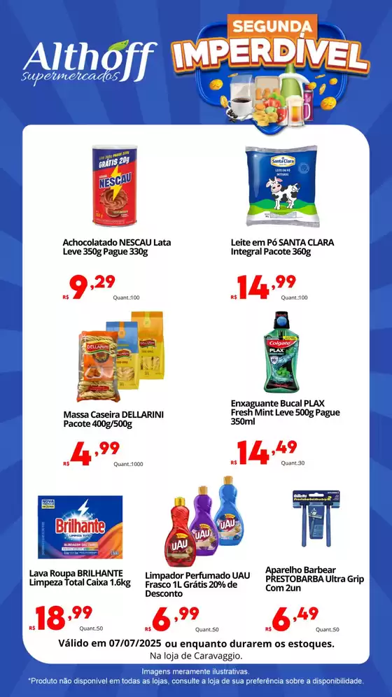 Catálogo Althoff Supermercados | Segunda Imperdível - F17. | 2025-07-07T00:00:00.000Z - 2025-07-07T00:00:00.000Z