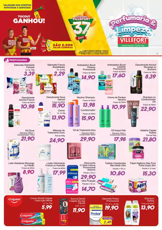 Catálogo Villefort Atacadista em Santa Luzia | Ofertas Villefort Atacadista | 2025-07-07T00:00:00.000Z - 2025-07-13T00:00:00.000Z