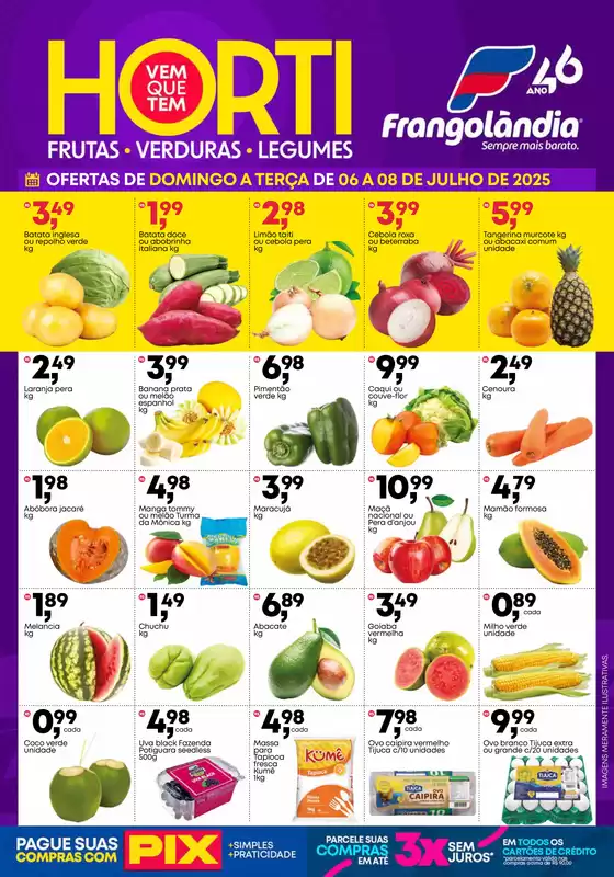 Encarte Super Frangolândia