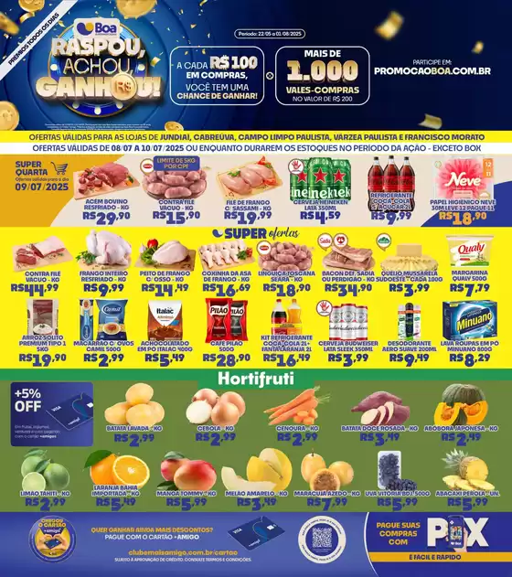 Catálogo Boa Supermercados | Raspou Achou Ganhou | 2025-07-08T00:00:00.000Z - 2025-07-10T00:00:00.000Z