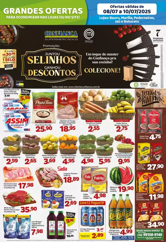 Grandes descontos em produtos selecionados