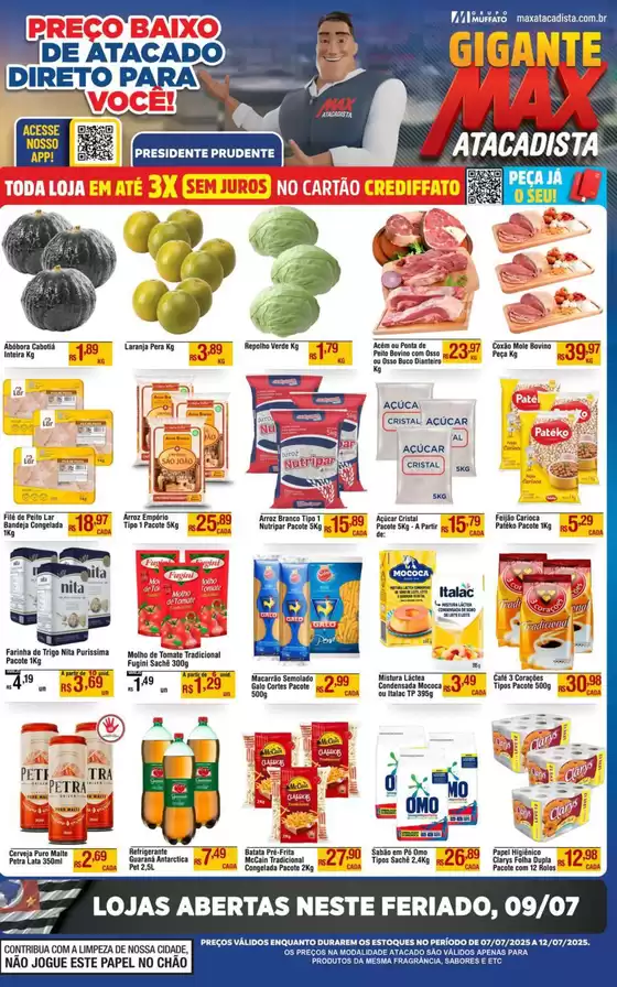 Promoções especiais em andamento