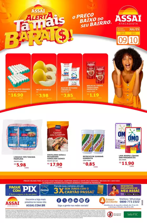 Catálogo Assaí Atacadista em Nilópolis | Novas ofertas para descobrir | 2025-07-09T00:00:00.000Z - 2025-07-10T00:00:00.000Z