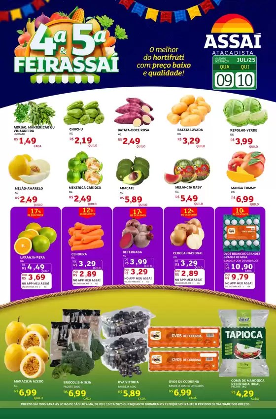Catálogo Assaí Atacadista em São Luís | Melhores ofertas para compradores econômicos | 2025-07-10T00:00:00.000Z - 2025-07-10T00:00:00.000Z