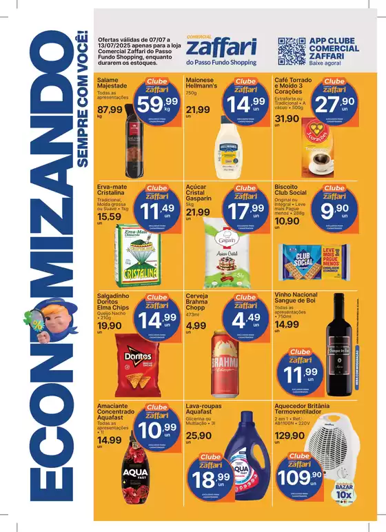 Catálogo Comercial Zaffari | ENCARTE LOJA 08 | 2025-07-07T00:00:00.000Z - 2025-07-13T00:00:00.000Z