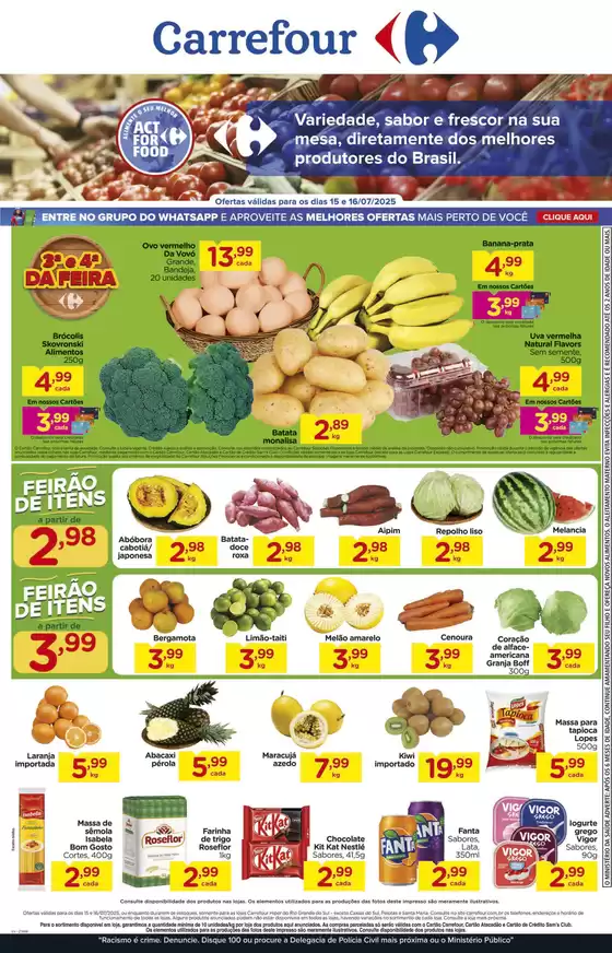 Ofertas especiais para você
