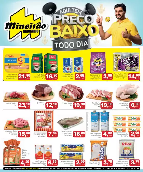 Catálogo Mineirão Atacarejo em Bom Jesus da Lapa | Ofertas exclusivas | 2025-07-15T00:00:00.000Z - 2025-07-20T00:00:00.000Z