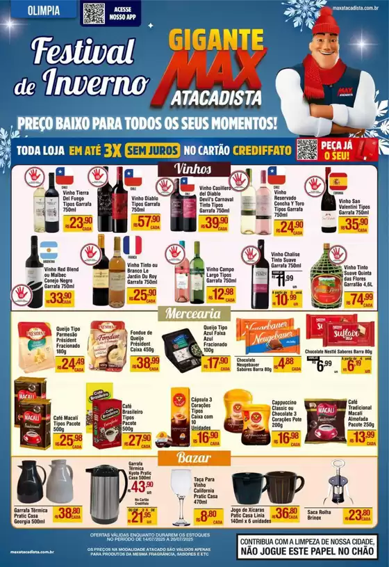 Catálogo Max Atacadista em Santo André | Ofertas especiais atraentes para todos | 2025-07-14T00:00:00.000Z - 2025-07-20T00:00:00.000Z