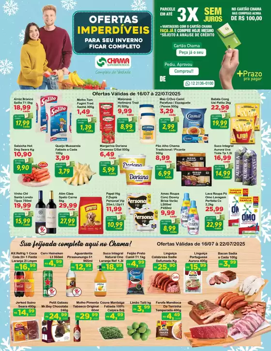 Catálogo Chama Supermercados | Tabloide de Ofertas Supermercado Chama | 2025-07-16T00:00:00.000Z - 2025-07-22T00:00:00.000Z