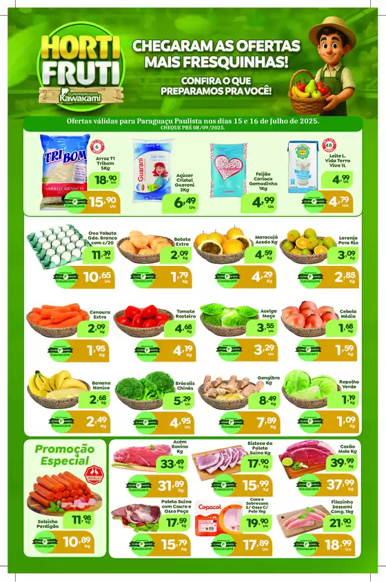 Catálogo Supermercados Kawakami | Ofertas - Paraguaçu Paulista | 2025-07-15T00:00:00.000Z - 2025-07-16T00:00:00.000Z
