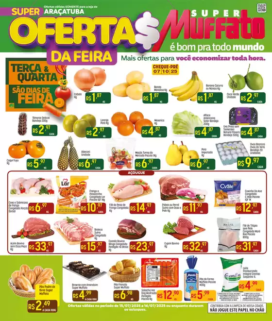 Catálogo Super Muffato em Birigui | Melhores ofertas para compradores econômicos | 2025-07-15T00:00:00.000Z - 2025-07-16T00:00:00.000Z