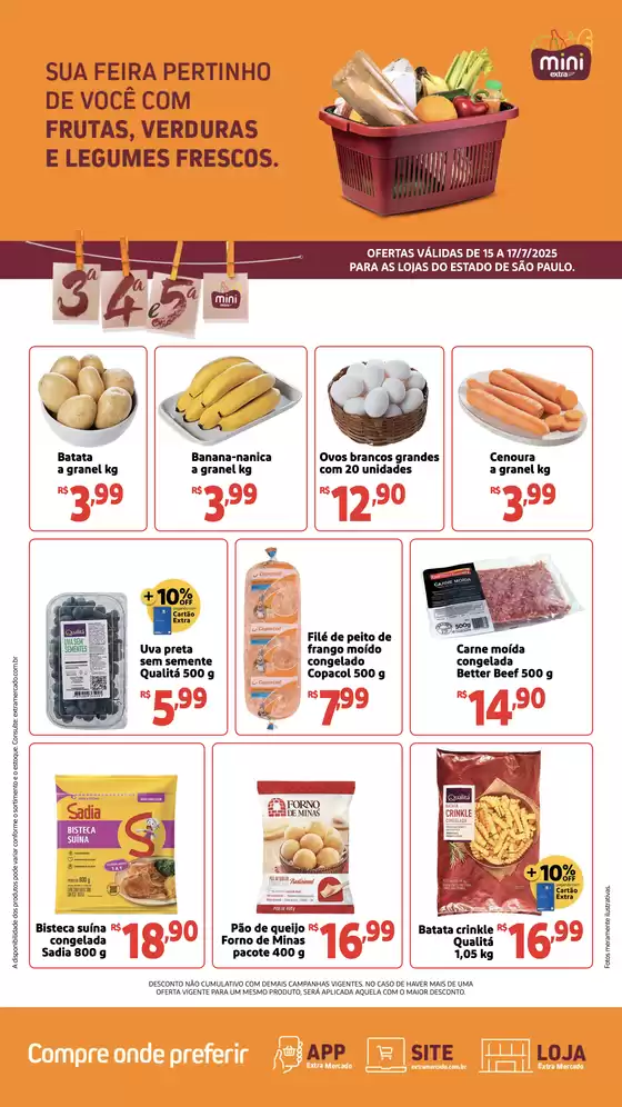 Catálogo Mini Extra em Guarujá | Catálogo Mini Extra | 2025-07-15T00:00:00.000Z - 2025-07-17T00:00:00.000Z