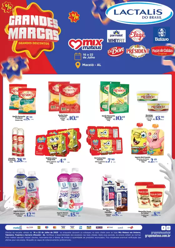 Catálogo Supermercados Mateus em Maceió | Grandes Marcas | 2025-07-16T00:00:00.000Z - 2025-07-22T00:00:00.000Z