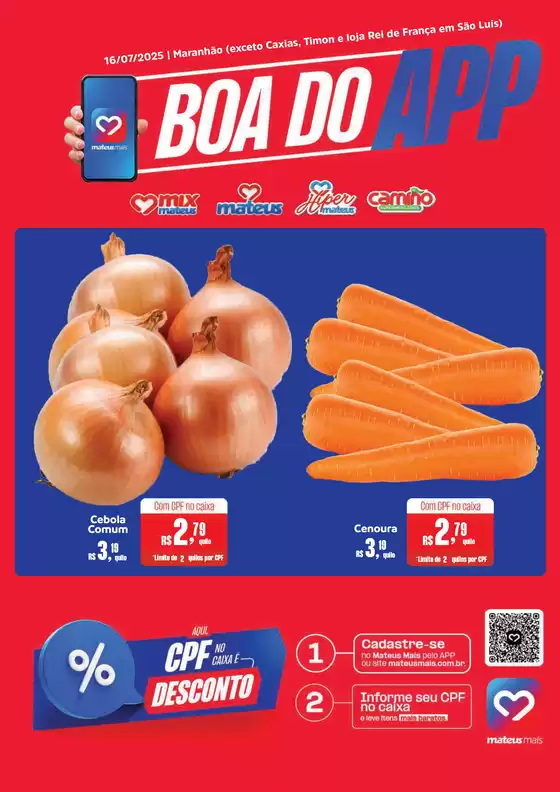 Catálogo Supermercados Mateus em São Lourenço da Mata | Boa do APP | 2025-07-16T00:00:00.000Z - 2025-07-16T00:00:00.000Z