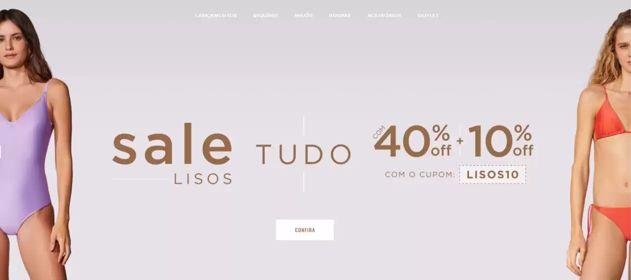 Sale Tudo Com 40% Off 