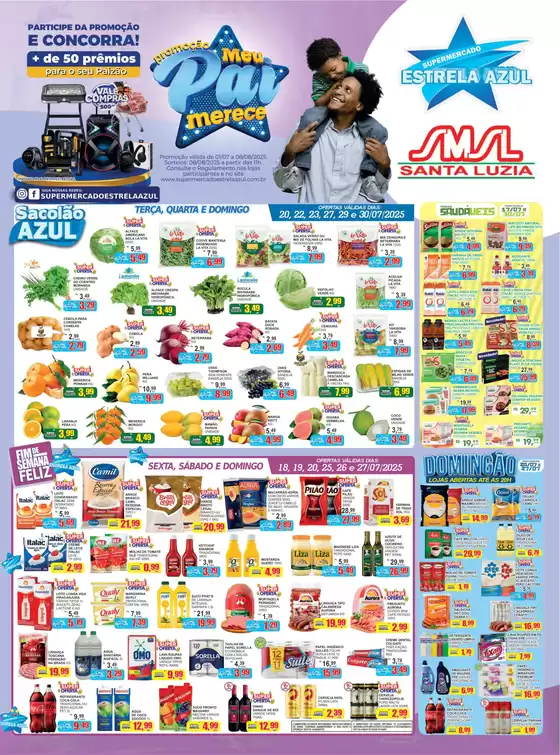 Folheto Supermercado Estrela Azul