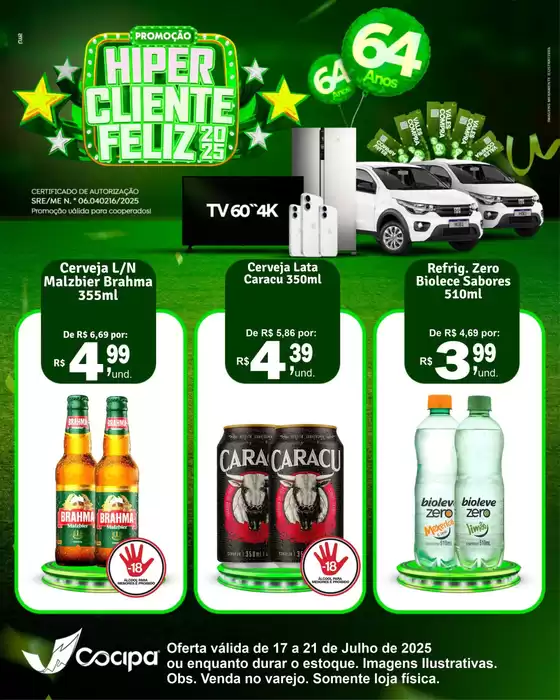 Catálogo Cocipa | Ótima oferta para caçadores de pechinchas | 2025-07-17T00:00:00.000Z - 2025-07-21T00:00:00.000Z