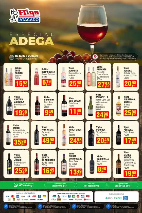 Ofertas e promoções atuais