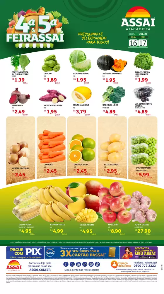 Catálogo Assaí Atacadista em Goiânia | Ofertas e promoções atuais | 2025-07-17T00:00:00.000Z - 2025-07-17T00:00:00.000Z