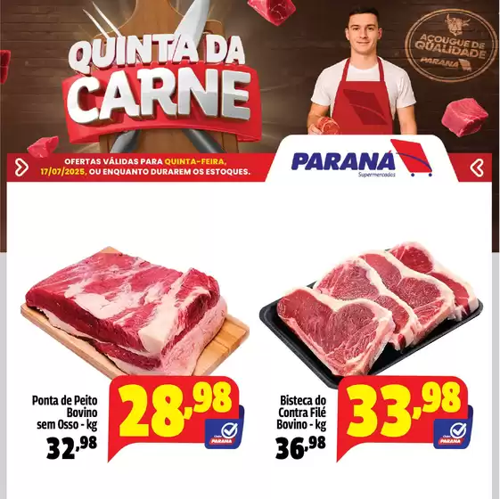 Catálogo Paraná Supermercados em Americana | Descubra ofertas atraentes | 2025-07-17T00:00:00.000Z - 2025-07-17T00:00:00.000Z