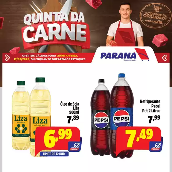Catálogo Paraná Supermercados em Americana | Melhores ofertas para todos os caçadores de pechinchas | 2025-07-17T00:00:00.000Z - 2025-07-17T00:00:00.000Z