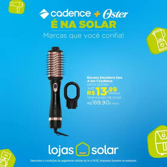 Catálogo Lojas Solar em Santos | Descontos e promoções | 2025-07-14T00:00:00.000Z - 2025-07-19T00:00:00.000Z