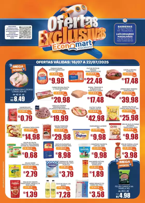 Catálogo Economart Atacadista | Ofertas para caçadores de pechinchas | 2025-07-17T00:00:00.000Z - 2025-07-22T00:00:00.000Z