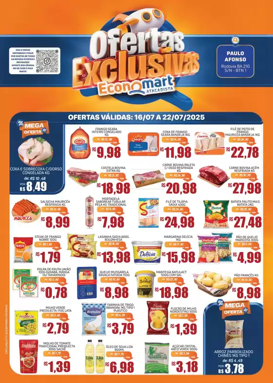 Catálogo Economart Atacadista | Melhores ofertas para compradores econômicos | 2025-07-17T00:00:00.000Z - 2025-07-22T00:00:00.000Z
