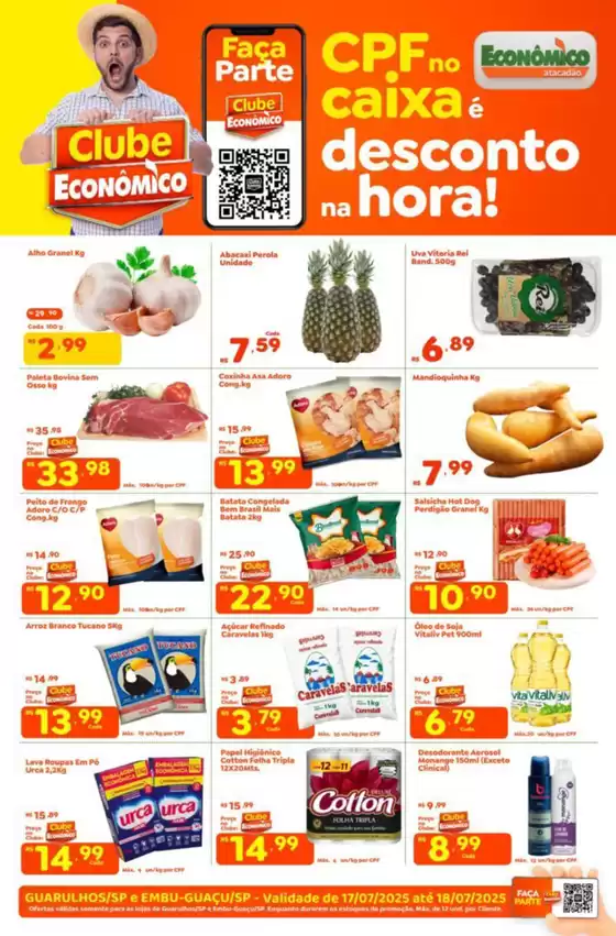 Catálogo Econômico Atacadão | Tabloide Econômico Atacadão | 2025-07-17T00:00:00.000Z - 2025-07-18T00:00:00.000Z