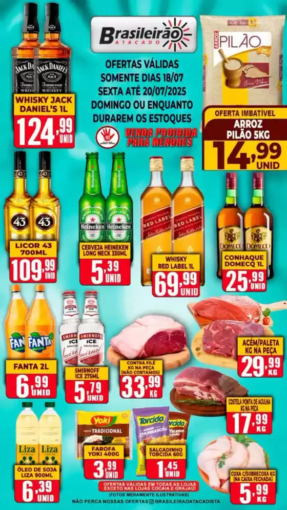Catálogo Brasileirão Atacado em Campos dos Goytacazes | Ofertas  | 2025-07-18T00:00:00.000Z - 2025-07-20T00:00:00.000Z