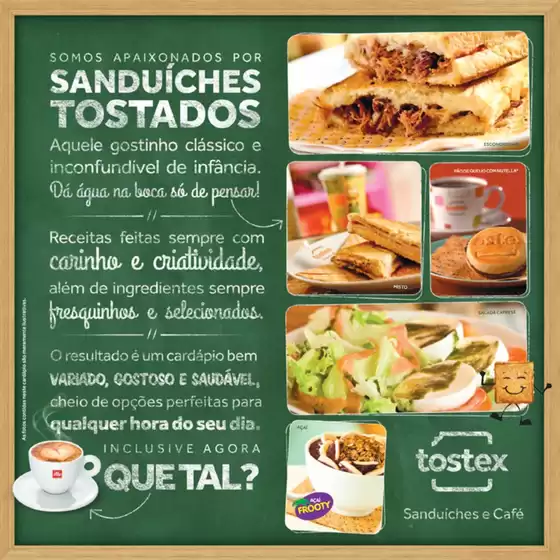 Menu Tostex