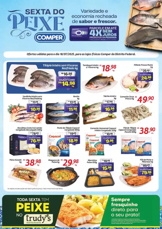 Catálogo Comper em Brasília | Sexta do Peixe | 2025-07-18T00:00:00.000Z - 2025-07-18T00:00:00.000Z