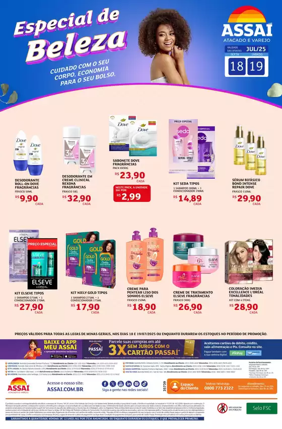 Catálogo Assaí Atacadista em Belo Horizonte | Ofertas exclusivas para nossos clientes | 2025-07-18T00:00:00.000Z - 2025-07-19T00:00:00.000Z