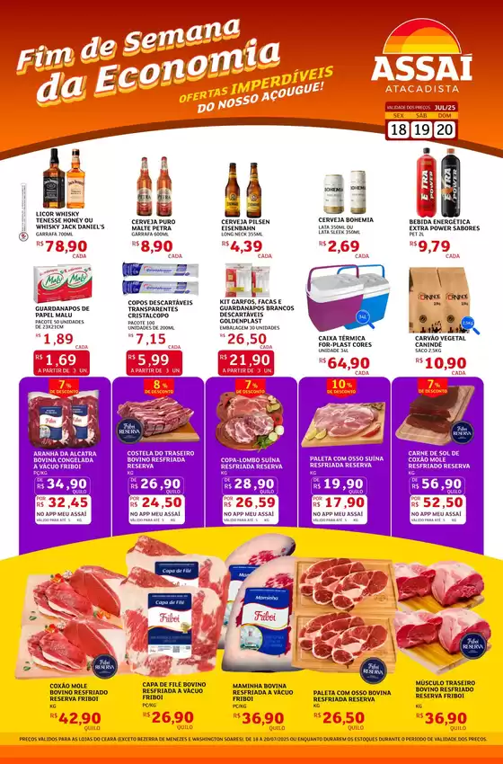 Catálogo Assaí Atacadista em Fortaleza | Ofertas exclusivas | 2025-07-18T00:00:00.000Z - 2025-07-20T00:00:00.000Z