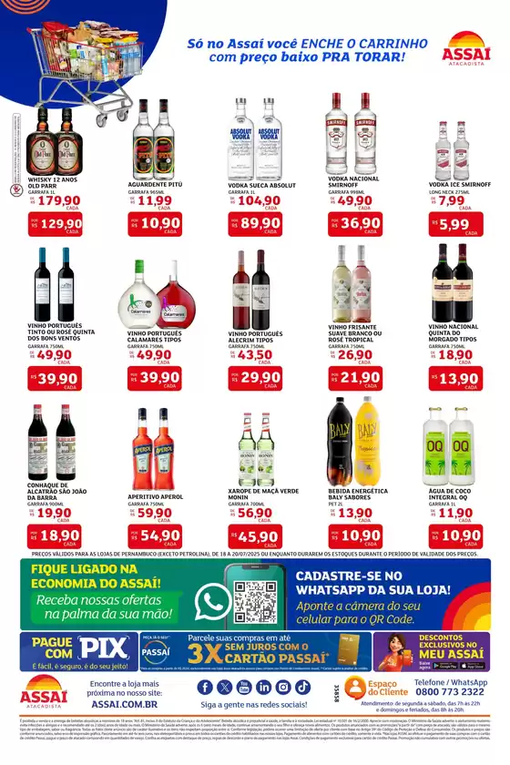 Ofertas especiais atraentes para todos