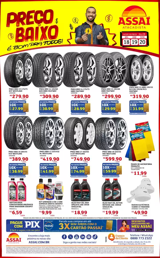 Catálogo Assaí Atacadista em Salvador | Ofertas exclusivas para nossos clientes | 2025-07-18T00:00:00.000Z - 2025-07-20T00:00:00.000Z