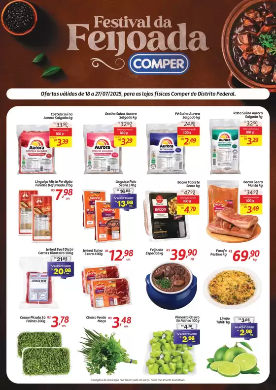 Catálogo Comper em Brasília | Festival da Feijoada | 2025-07-18T00:00:00.000Z - 2025-07-27T00:00:00.000Z