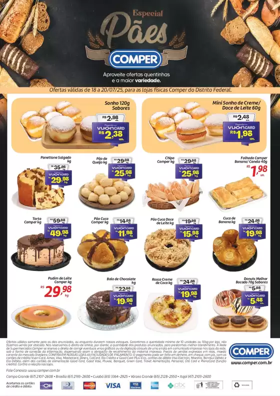 Catálogo Comper em Brasília | Especial Pães | 2025-07-18T00:00:00.000Z - 2025-07-20T00:00:00.000Z