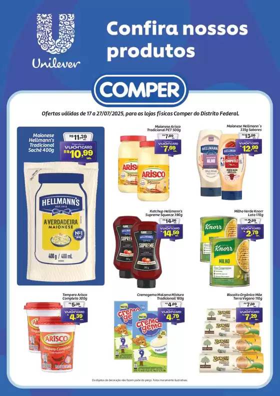 Catálogo Comper em Brasília | Unilever | 2025-07-18T00:00:00.000Z - 2025-07-27T00:00:00.000Z