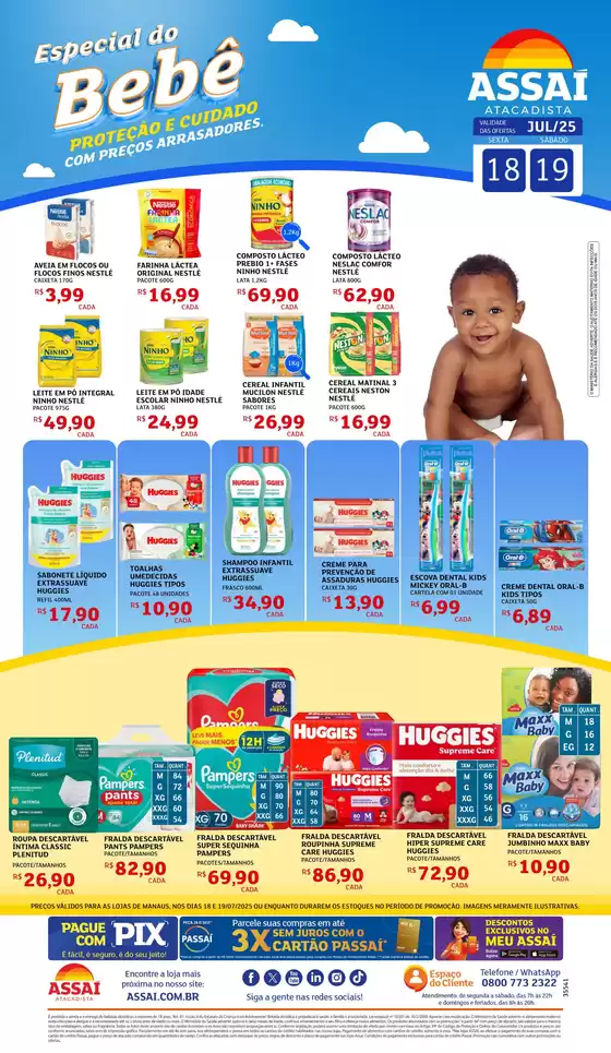 Promoções especiais em andamento