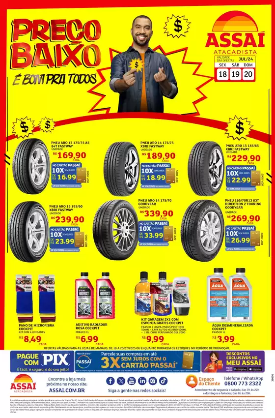 Catálogo Assaí Atacadista em Manaus | Nossas melhores ofertas para você | 2025-07-18T00:00:00.000Z - 2025-07-20T00:00:00.000Z
