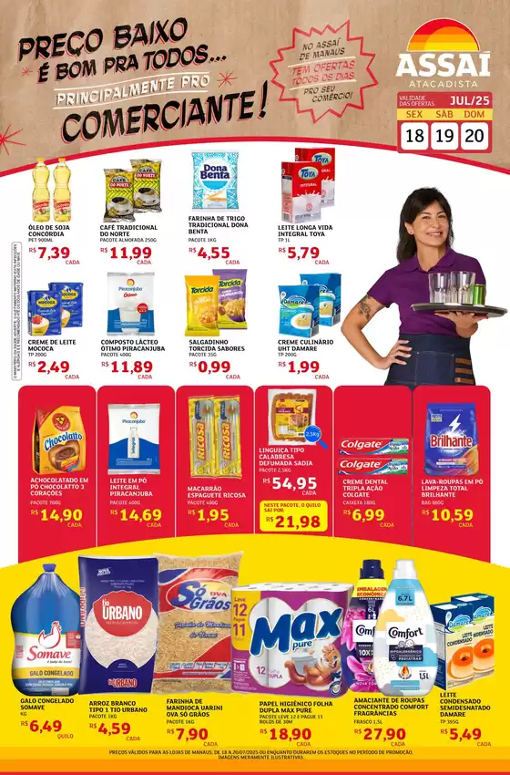 Catálogo Assaí Atacadista em Manaus | Ofertas para caçadores de pechinchas | 2025-07-18T00:00:00.000Z - 2025-07-20T00:00:00.000Z