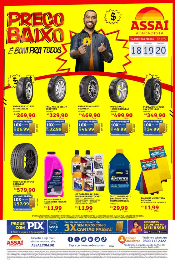 Catálogo Assaí Atacadista em Belém | Ofertas especiais atraentes para todos | 2025-07-18T00:00:00.000Z - 2025-07-20T00:00:00.000Z