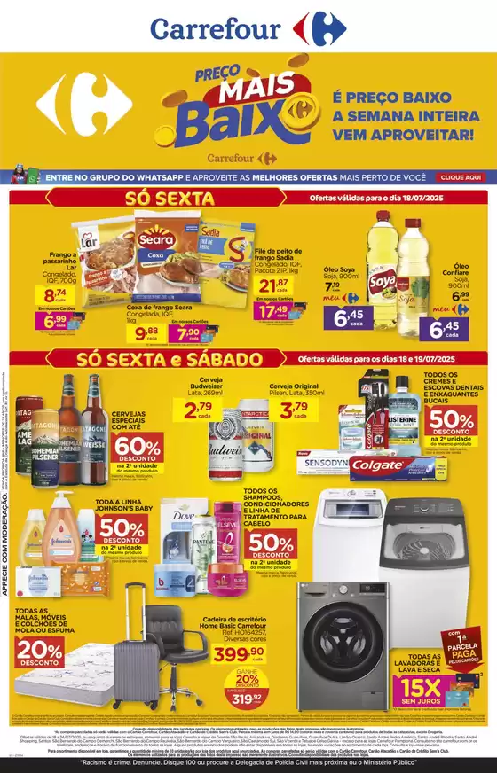 Catálogo Carrefour em Tibagi | Ofertas e promoções atuais | 2025-07-18T00:00:00.000Z - 2025-07-24T00:00:00.000Z