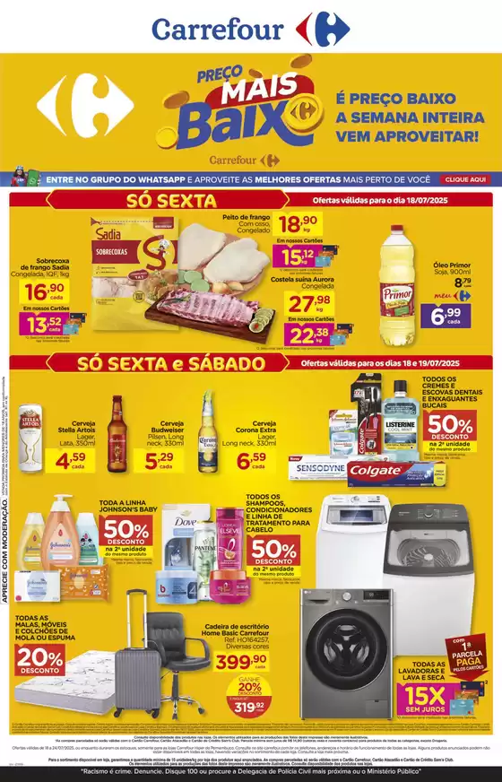 Catálogo Carrefour | Descontos e promoções | 2025-07-18T00:00:00.000Z - 2025-07-24T00:00:00.000Z