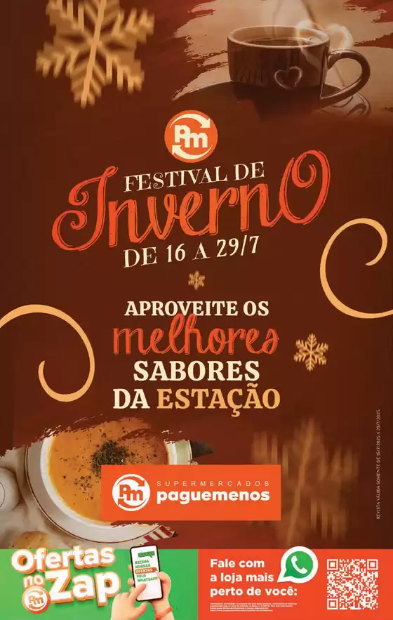 Catálogo Supermercados Pague Menos em Tibagi | Revista dos Festivais Pague Menos! ? | 2025-07-16T00:00:00.000Z - 2025-07-29T00:00:00.000Z