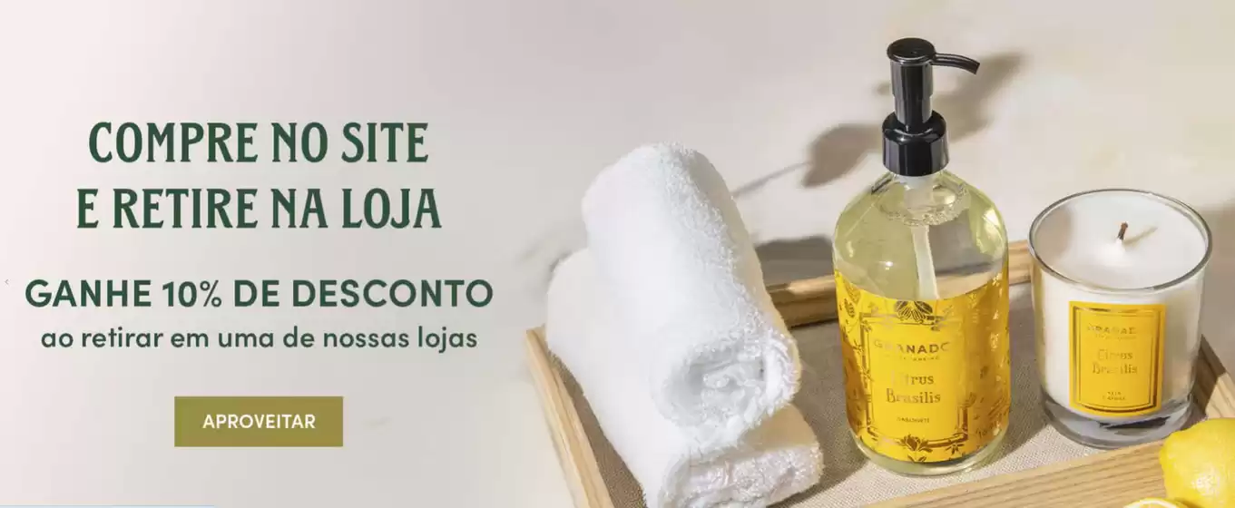 Compre no site e retire na loja