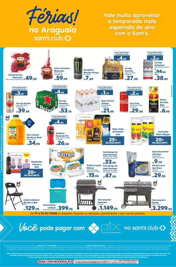 Catálogo Sam's Club em Taguatinga-TO | OFERTAS ARAGUAIA | 2025-07-17T00:00:00.000Z - 2025-07-31T00:00:00.000Z